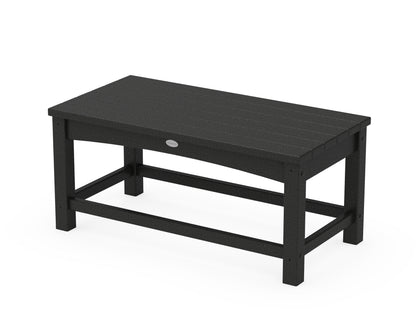 POLYWOOD Club Coffee Table in Black