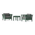 POLYWOOD Acadia 3-Piece Deep Seating Set in Green