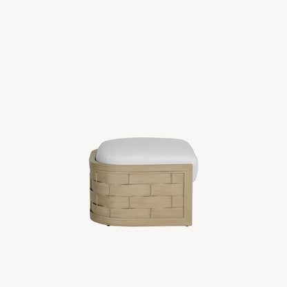 Castelle Biscayne Cushioned Ottoman, view 2