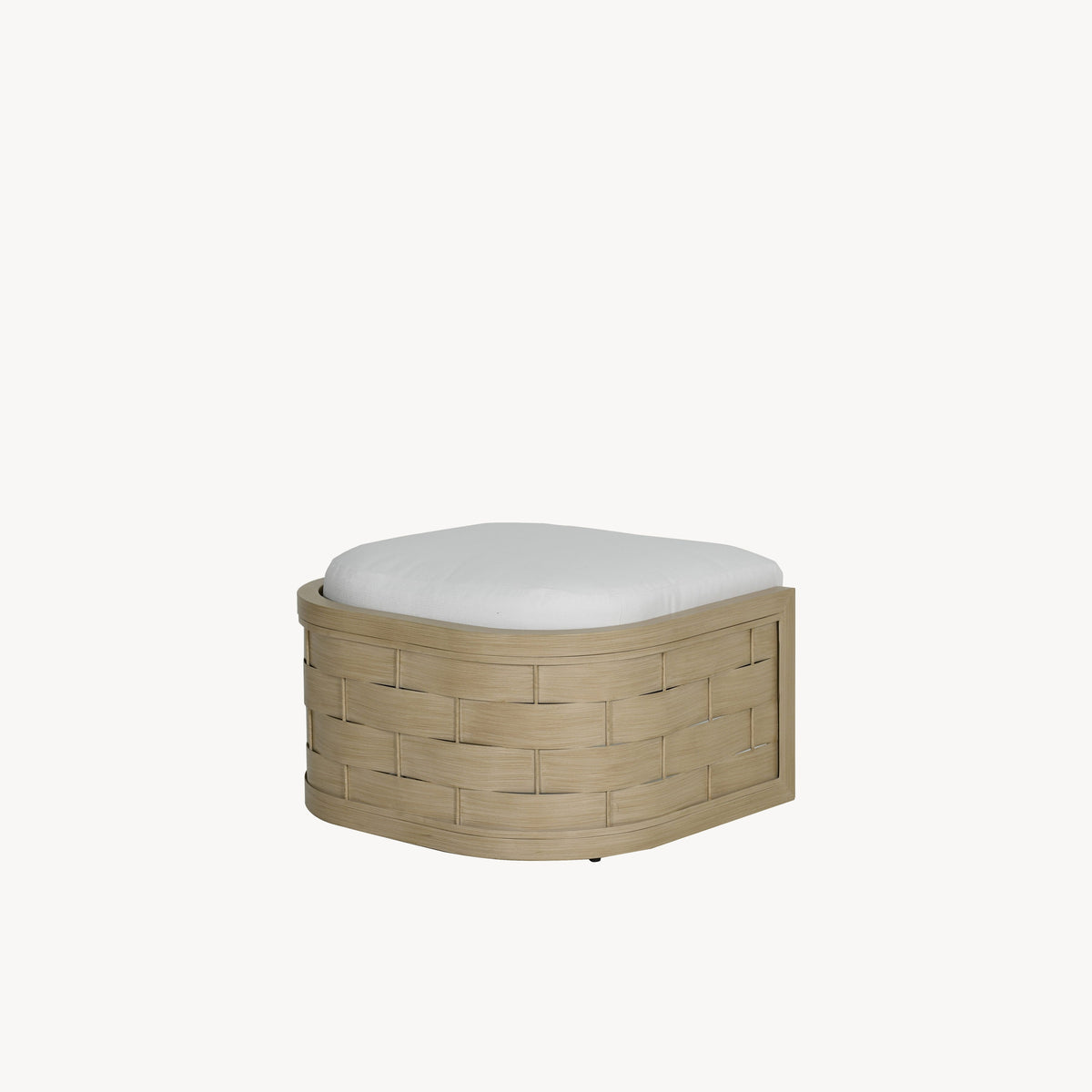 Castelle Biscayne Cushioned Ottoman, view 3