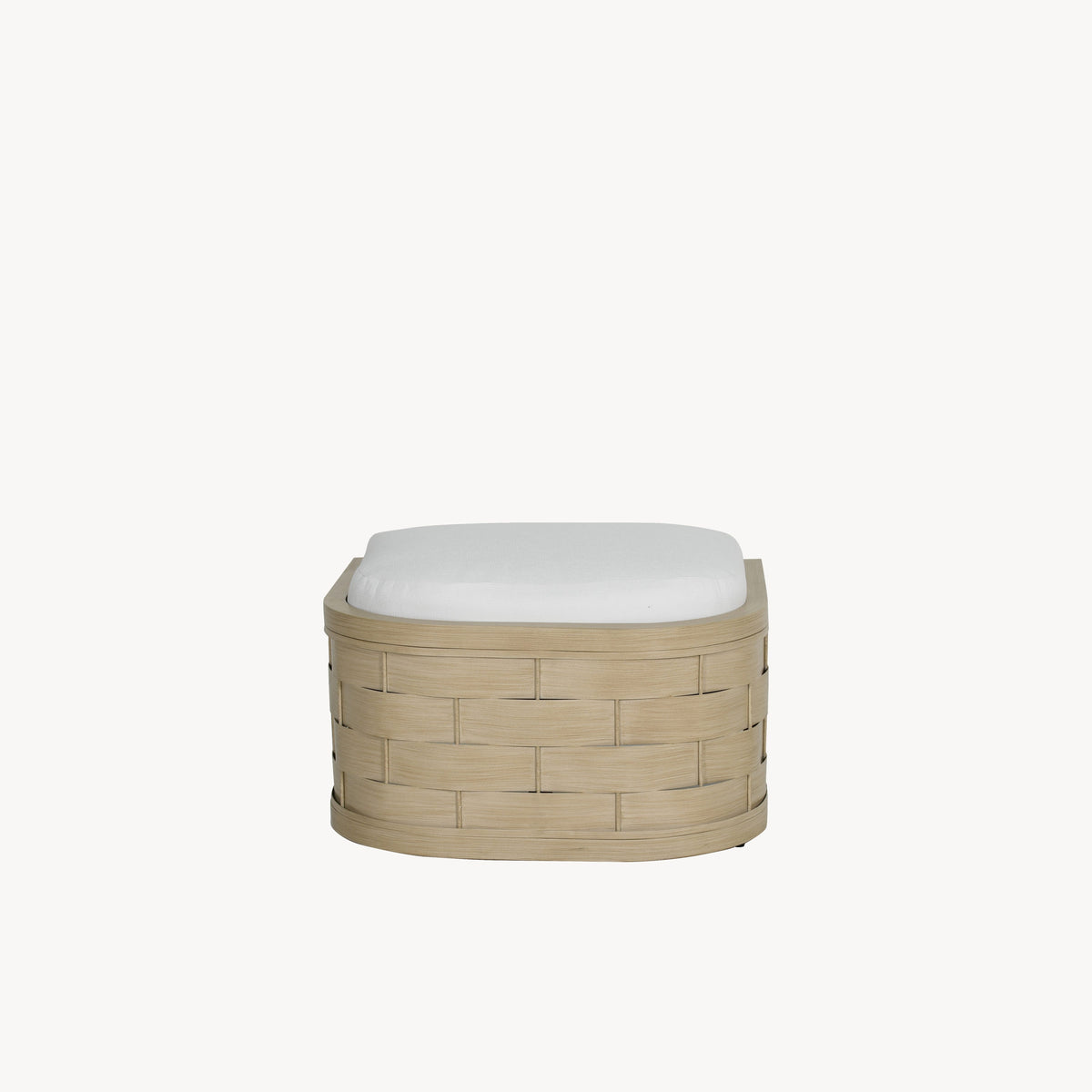 Castelle Biscayne Cushioned Ottoman, view 4