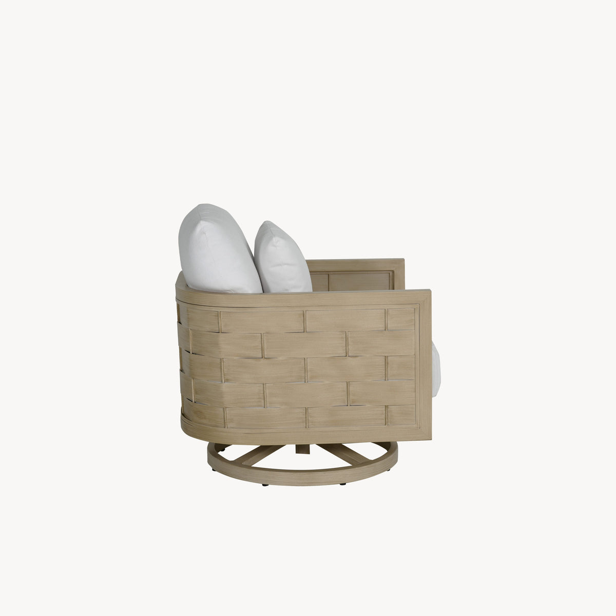 Castelle Biscayne Cushioned Lounge Swivel Rocker, view 2