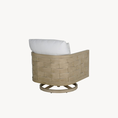 Castelle Biscayne Cushioned Lounge Swivel Rocker, view 3