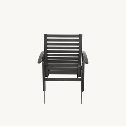 Castelle Santorini Stackable Slats Dining Chair, view 5