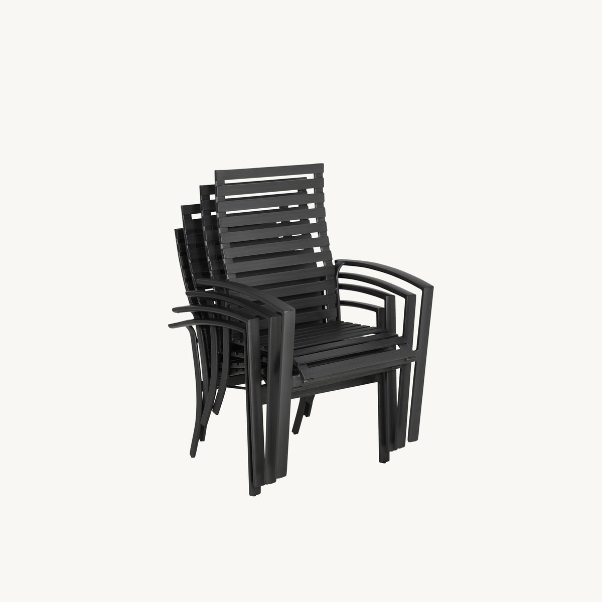 Castelle Santorini Stackable Slats Dining Chair, view 7