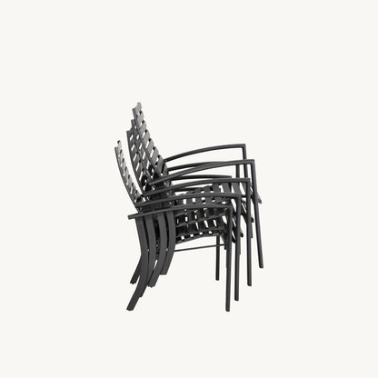 Castelle Santorini Stackable Slats Dining Chair, view 8