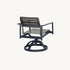 Castelle Davenport Stackable Slats Arm Dining Swivel Rocker