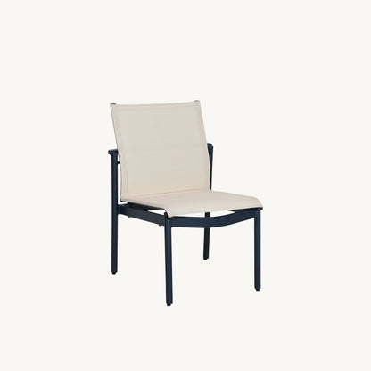 Castelle Davenport Sling Armless Dining Chair, view 2