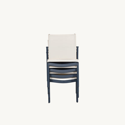 Castelle Davenport Sling Armless Dining Chair, view 6