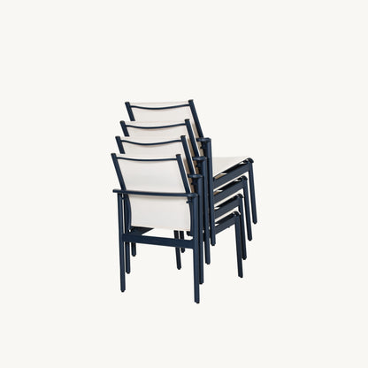 Castelle Davenport Sling Armless Dining Chair, view 9
