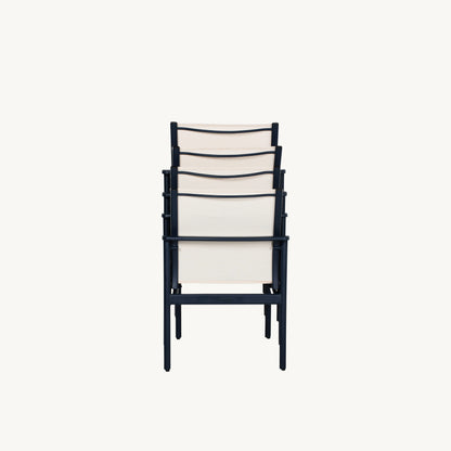 Castelle Davenport Sling Armless Dining Chair, view 10