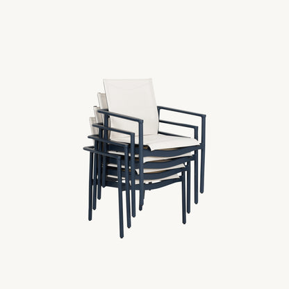 Castelle Davenport Sling Arm Dining Chair, view 7