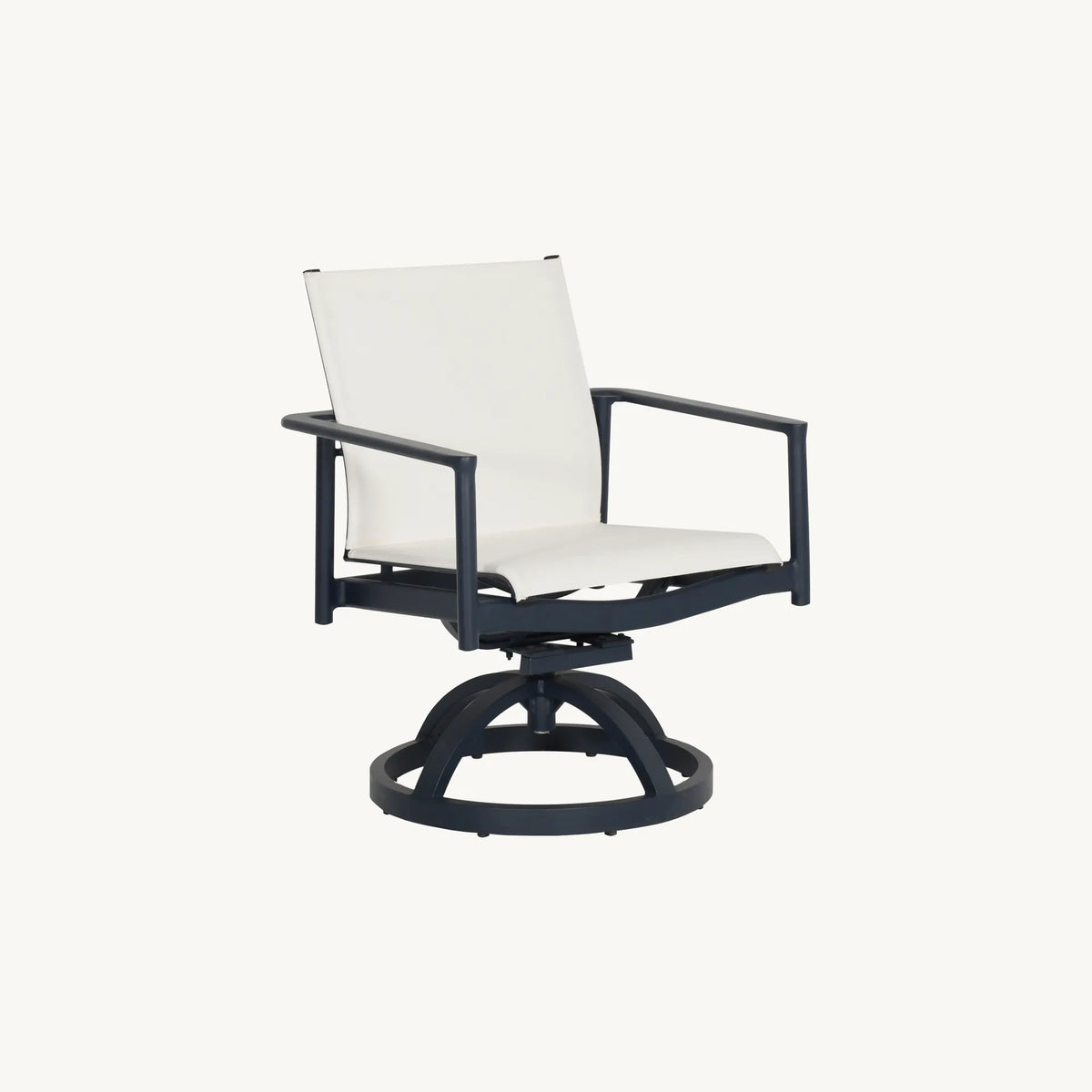 Castelle Davenport Sling Arm Dining Swivel Rocker, view 4