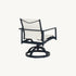 Castelle Davenport Sling Arm Dining Swivel Rocker