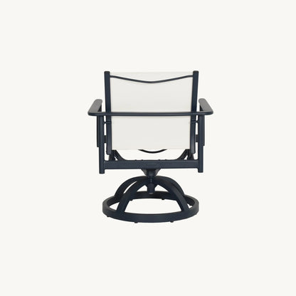 Castelle Davenport Sling Arm Dining Swivel Rocker, view 2