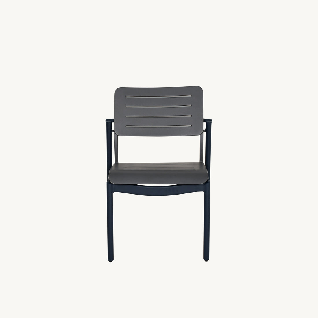 Castelle Davenport Stackable Slats Armless Dining Chair