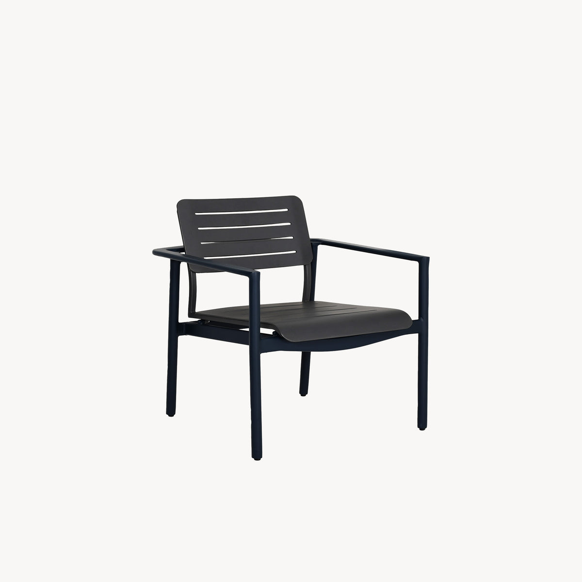 Castelle Davenport Stackable Cast Lounge Chair, view 6