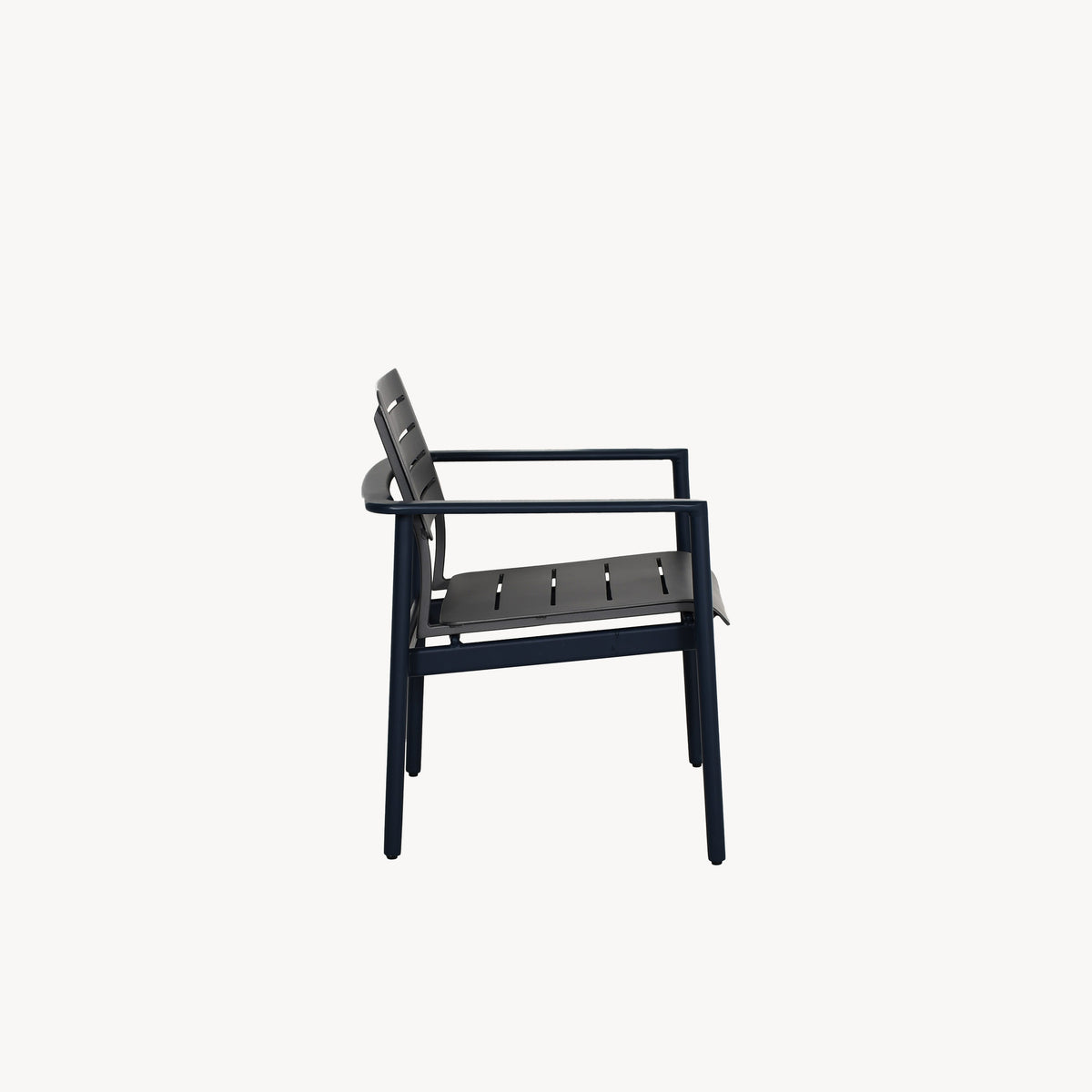 Castelle Davenport Stackable Cast Lounge Chair, view 3