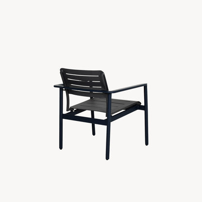 Castelle Davenport Stackable Cast Lounge Chair, view 4