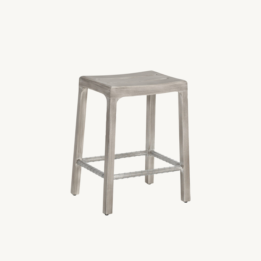 Castelle Fortuna Cast Saddle Counter Stool