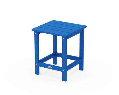 POLYWOOD Long Island 18" Side Table in Pacific Blue