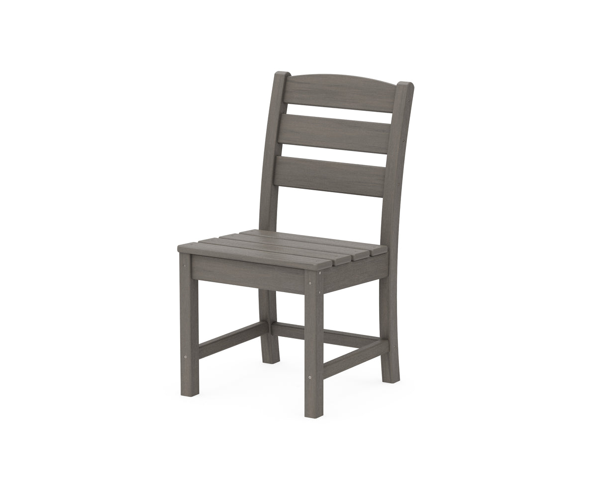 POLYWOOD Lakeside Dining Side Chair in Driftwood