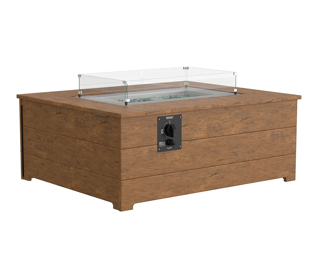 Berlin Gardens Calla 36"x44" Rectangle Fire Pit