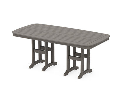 POLYWOOD Nautical 37" x 72" Dining Table in Driftwood