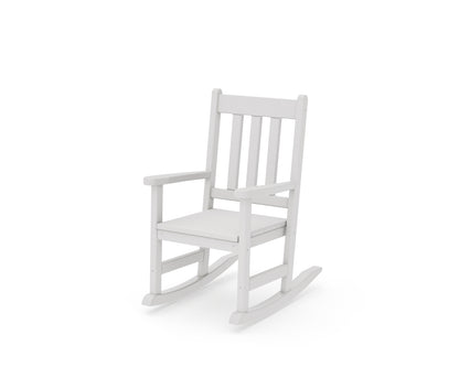 POLYWOOD Kids Vineyard Rocking Chair in Vintage White