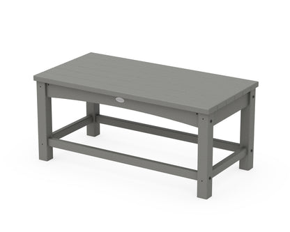 POLYWOOD Club Coffee Table in Slate Grey