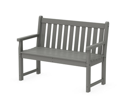 POLYWOOD Traditional Garden 48" Bench in Slate Grey