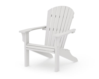 POLYWOOD Seashell Adirondack in Vintage White