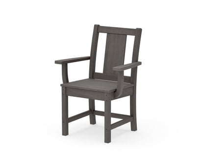 POLYWOOD Prairie Dining Arm Chair in Driftwood