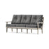 POLYWOOD Lakeside Deep Seating Sofa in Sand / Ash Charcoal