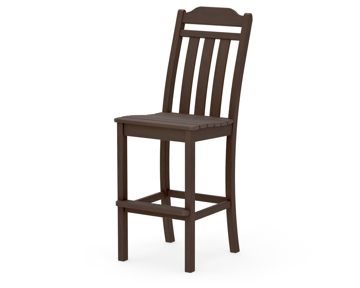 POLYWOOD Cottage Bar Side Chair in Kona