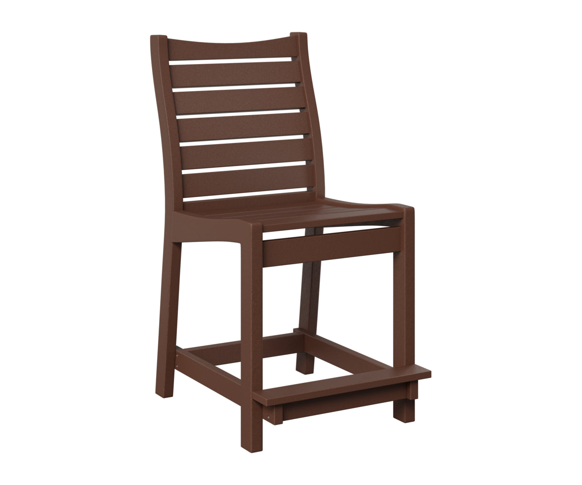 Berlin Gardens Bristol Counter Chair in Chocolate Brown