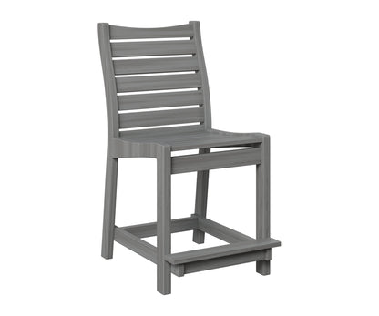 Berlin Gardens Bristol Counter Chair in Driftwood Gray