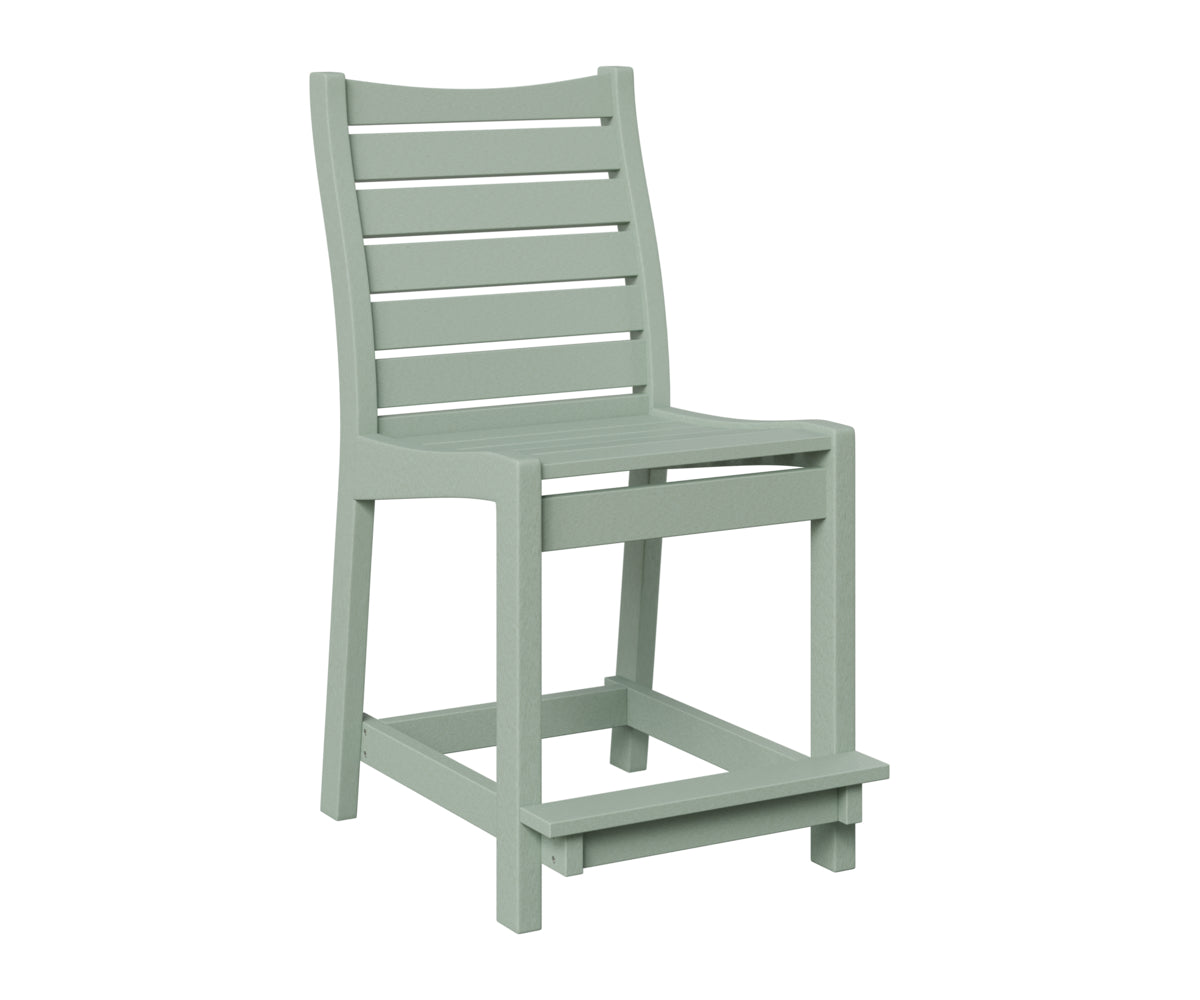 Berlin Gardens Bristol Counter Chair in Sea Foam