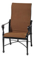 Gensun Grand Terrace Padded Sling High Back Dining Chair in Vintage