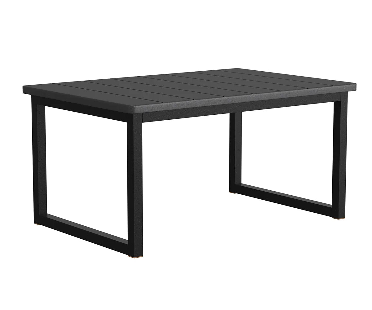 Berlin Gardens Nesting MGP End Table, black top on a black frame
