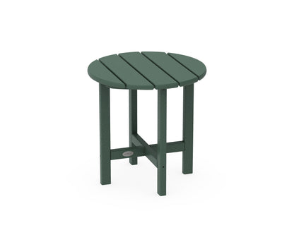 POLYWOOD Round 18" Side Table in Green