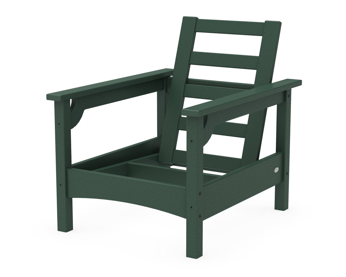 POLYWOOD Club Chair Frame in Green
