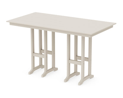 POLYWOOD Farmhouse 37" x 72" Bar Table in Sand