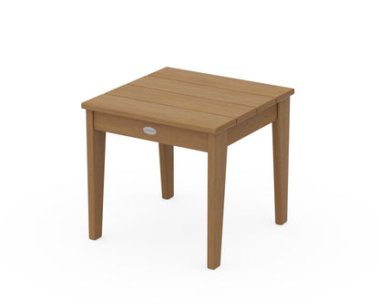 POLYWOOD Newport 18" Side Table in Natural