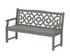 POLYWOOD Chinoiserie 60" Garden Bench in Slate Grey