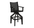 Berlin Gardens Bristol Swivel XT Chair in Black