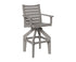 Berlin Gardens Bristol Swivel XT Chair in Light Gray
