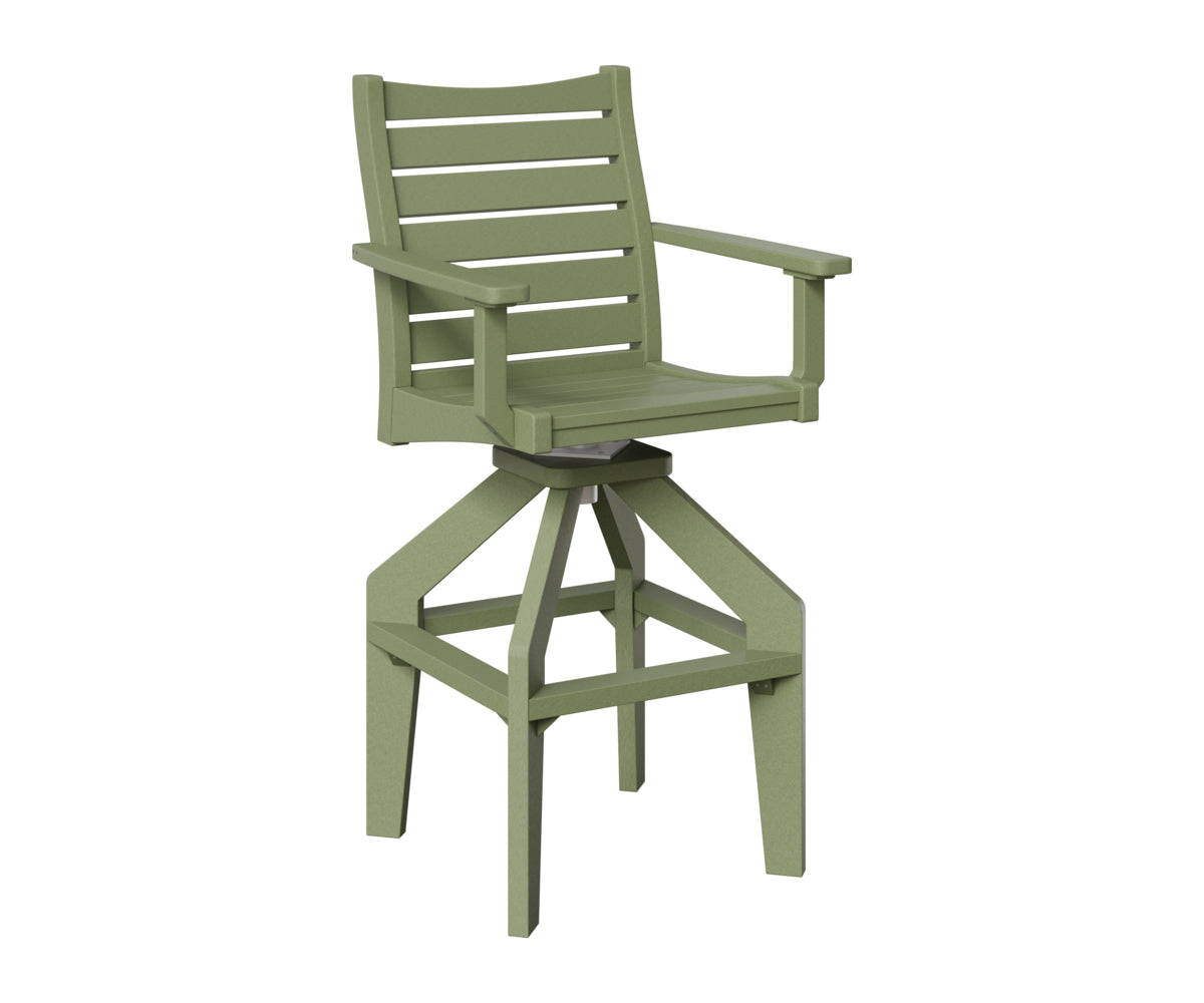 Berlin Gardens Bristol Swivel XT Chair in Sage