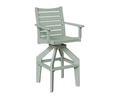 Berlin Gardens Bristol Swivel XT Chair in Sea Foam