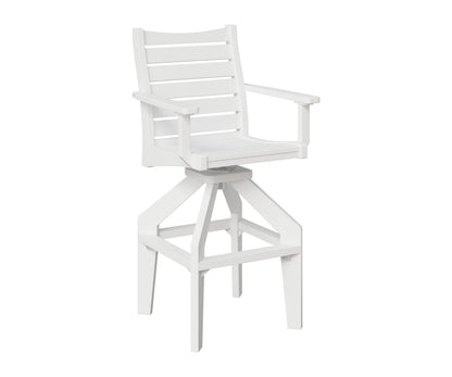 Berlin Gardens Bristol Swivel XT Chair in White